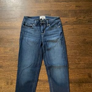 Dark Paige skinny jeans